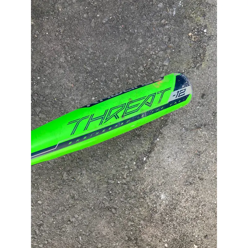 2019 Rawlings Threat Composite Bat USABat Certified (-12) Composite 18 oz 30" (Used)
