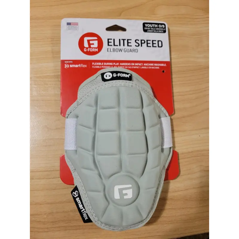 G-Form Elite Speed Baseball Elbow Guard Youth One Size Gray Brand New