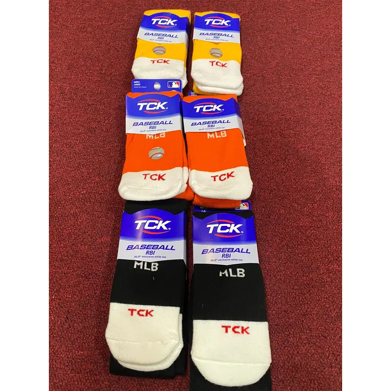 2 Pack TCK MLB Baseball socks Item#TCK2P