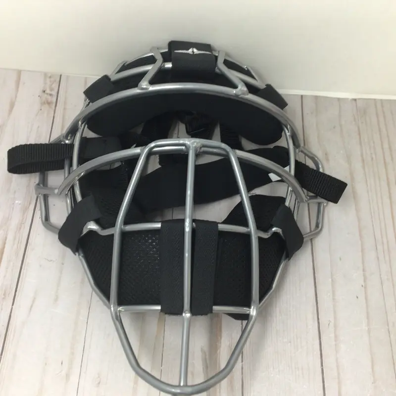 All Star Umpire Mask Adjustable Black Gray Face Protection Mask (Gently Used)