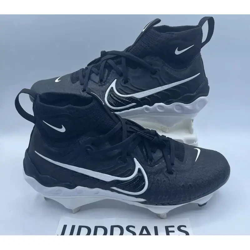 Nike Alpha Huarache NXT Black White Baseball Cleats DJ6517-001 Mens Sz 8.5 NEW