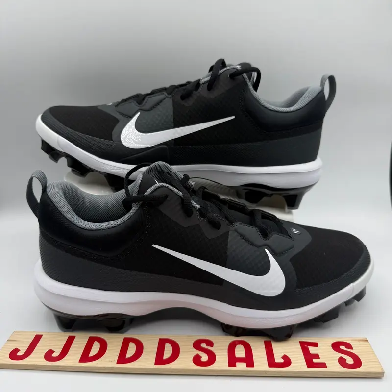 Nike Force Trout 9 Pro MCS Baseball Cleats Black White FB2908-001 Mens Sz 11   New