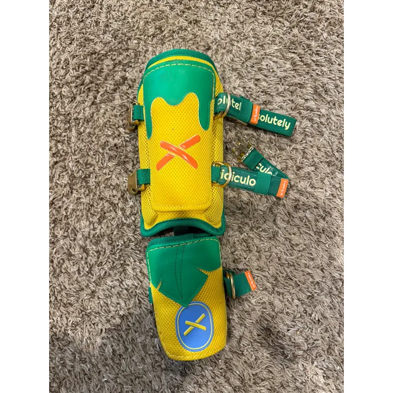 Yellow Senior  Shin Guards (Used)