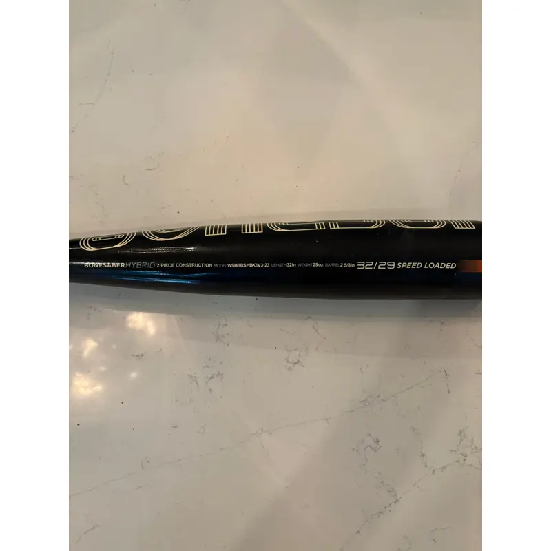 2024 Warstic Bonesaber Hybrid BBCOR Certified Bat (-3) 29 oz 32" (Used)