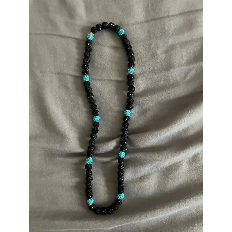 Baseball rhinestone necklace dirty mits