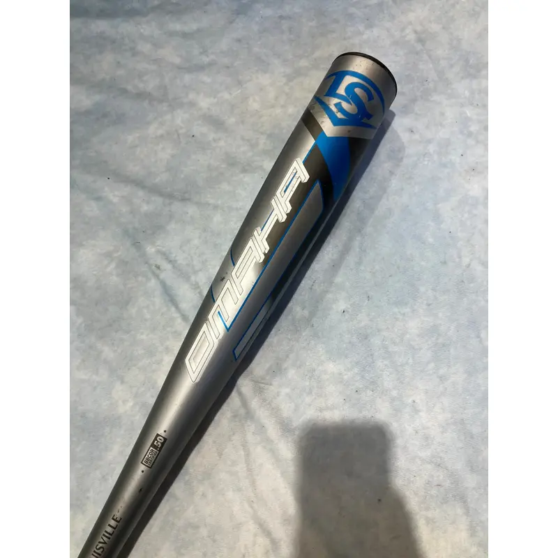 2020 Louisville Slugger Omaha Alloy Bat BBCOR Certified (-3) Alloy 28 oz 31" (Used)