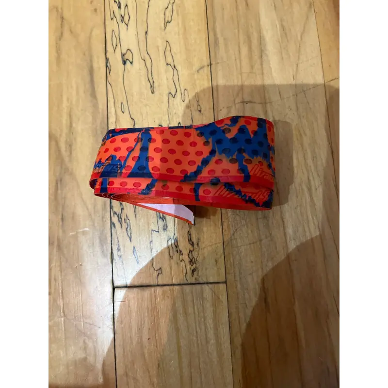 (New) Lizard Skin .5 Mm Orange And Blue Bat Grip