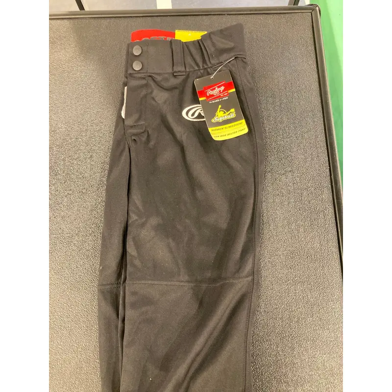 Black Women's Medium Adult Rawlings Game Pants (New)