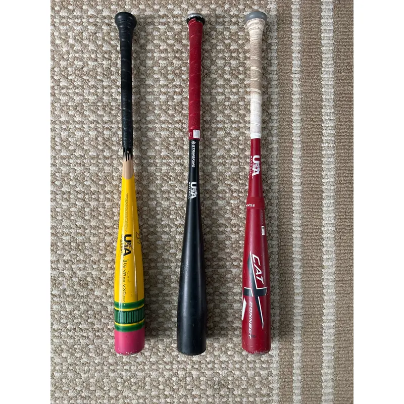 3 USABat Certified Bats (-8) 29" (Used)