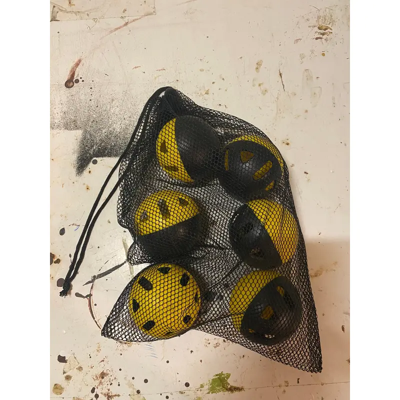 SKLZ Impact Practice Baseballs 6-Pack - Black/Yellow
