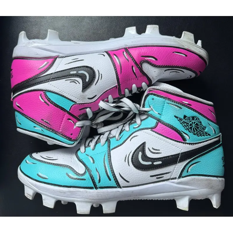 Pottstown Custom Adult Size M 11.5 Air Jordan Molded Cleats Cleats (Used)