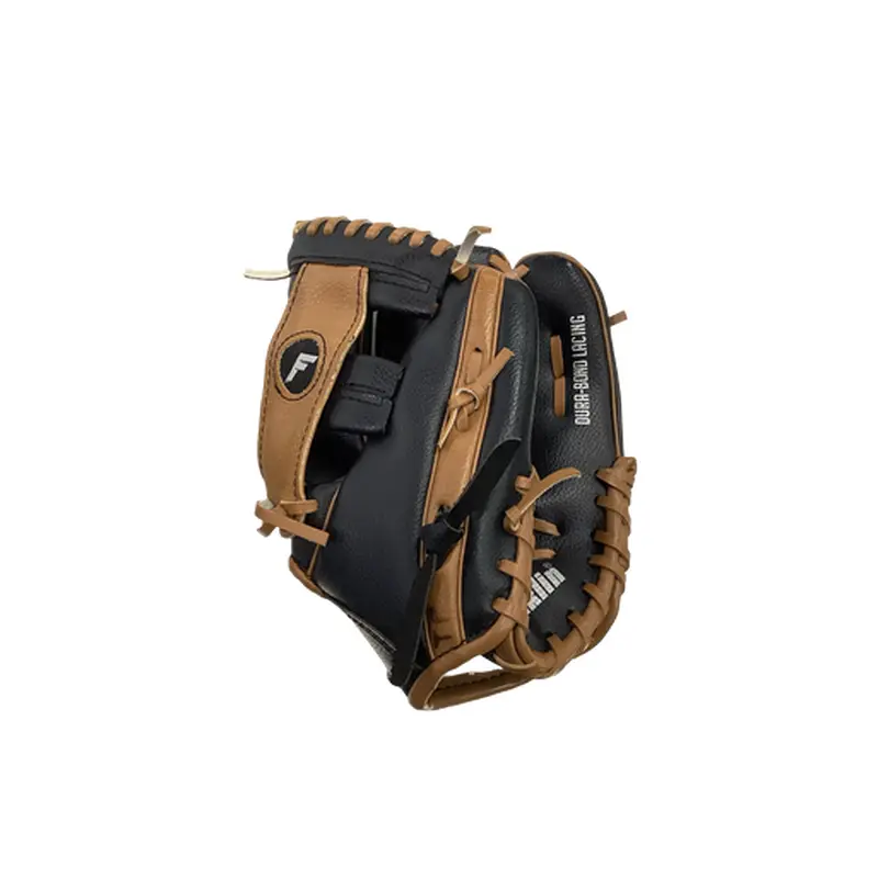 Used Franklin READY TO PLAY BB/SB Glove RH Throw Brown 9 1/2" 11613-S000158986