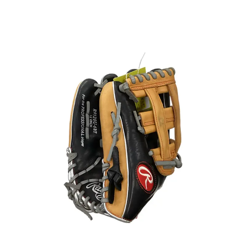 Used Rawlings R9 SERIES BB/SB Glove LH Throw Black 12" 11613-S000162155