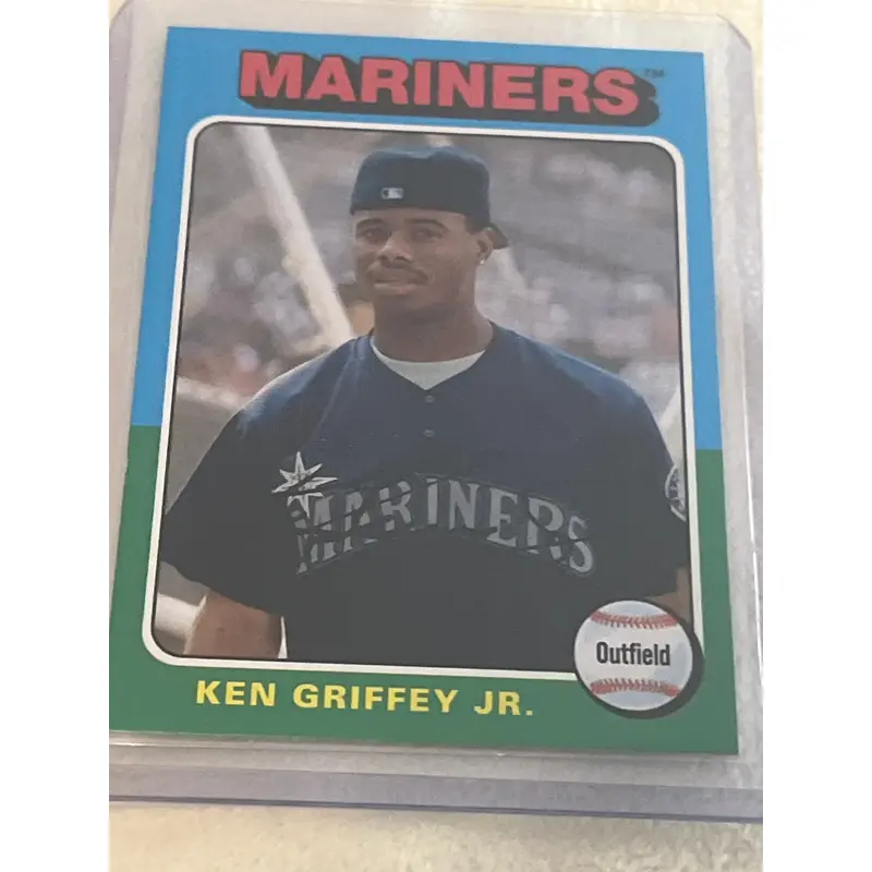 Autographed Ken Griffey Junior Baseball Card