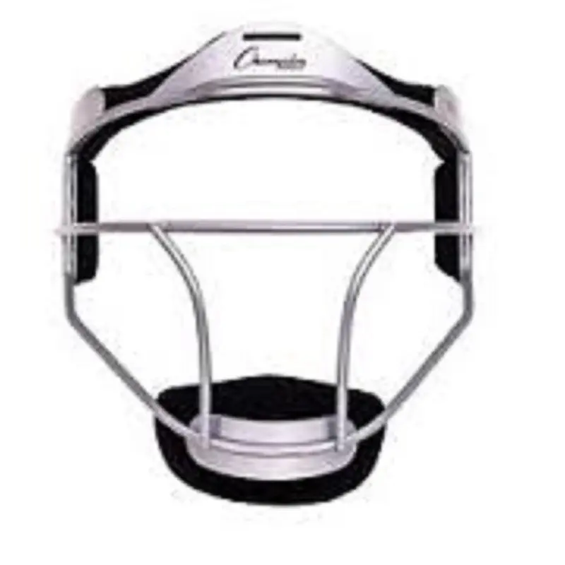 Champion Sports Softball YOUTH Pitcher's / Fielder's Mask, Wide Vision, Silver