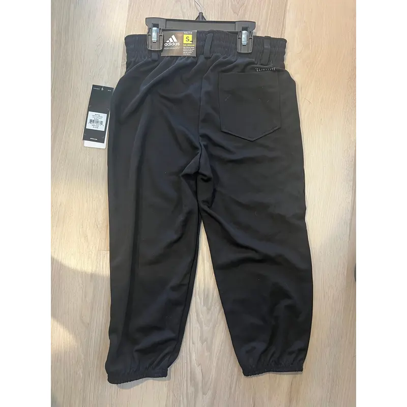 Black Boys Youth Small Adidas Game Pants (New)