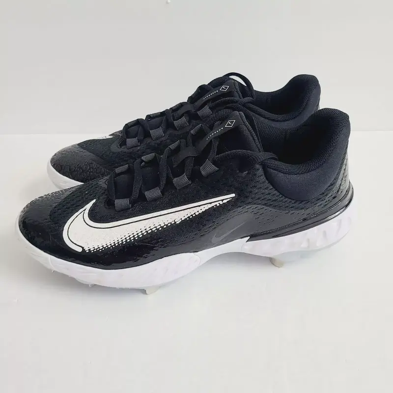 Nike Alpha Huarache Elite Low Baseball Cleats DJ6521-001 Size 11 Black