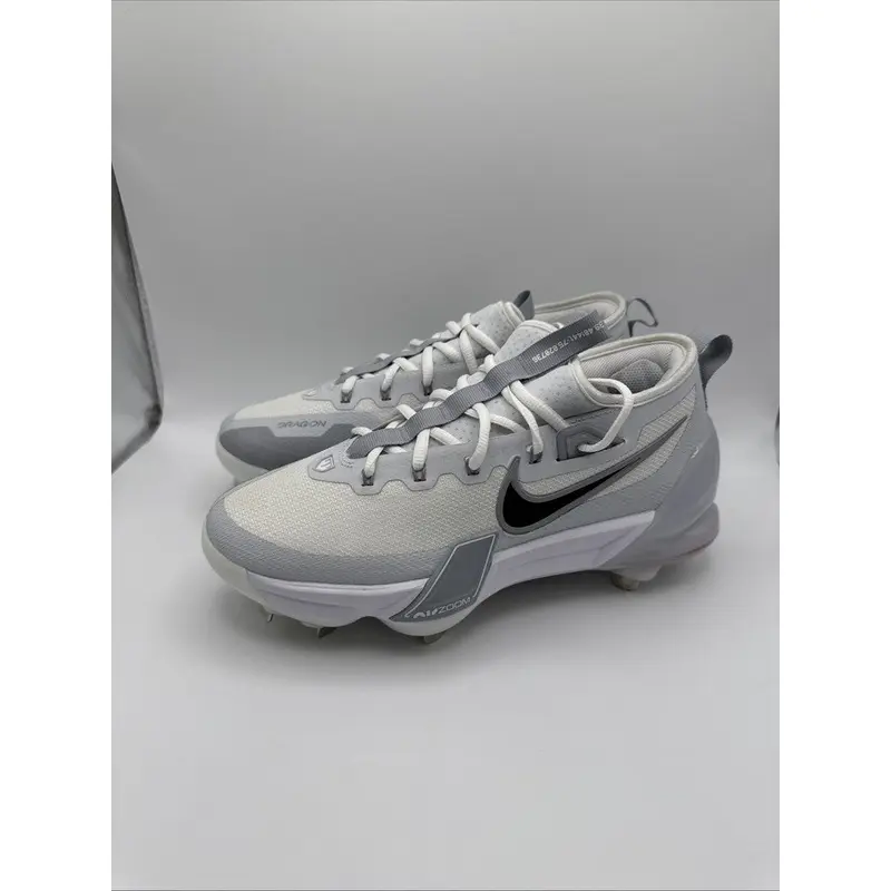 Nike Air Zoom Trout 9 Elite Metal Baseball Cleats White FB2906-100 Mens Size 7.5