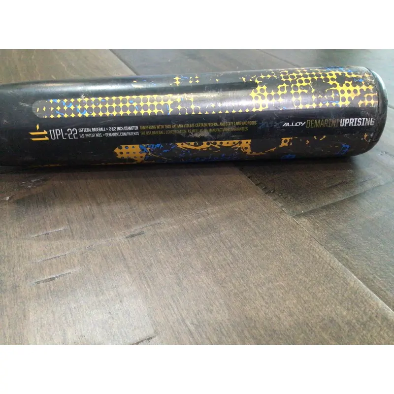 2022 DeMarini Uprising Alloy USABat Certified Bat (-11) Alloy 21 oz 32" (Used)