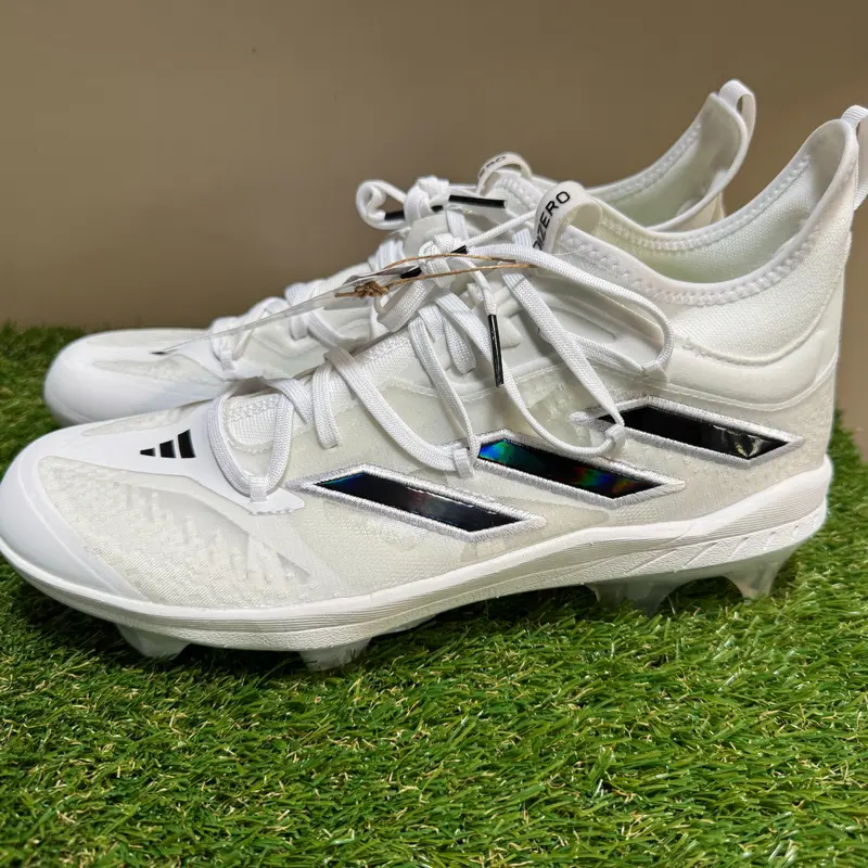 *SOLD* Adidas Adizero Afterburner 9 NWV TPU White Baseball Cleats ID1668 Mens 10.5 NEW