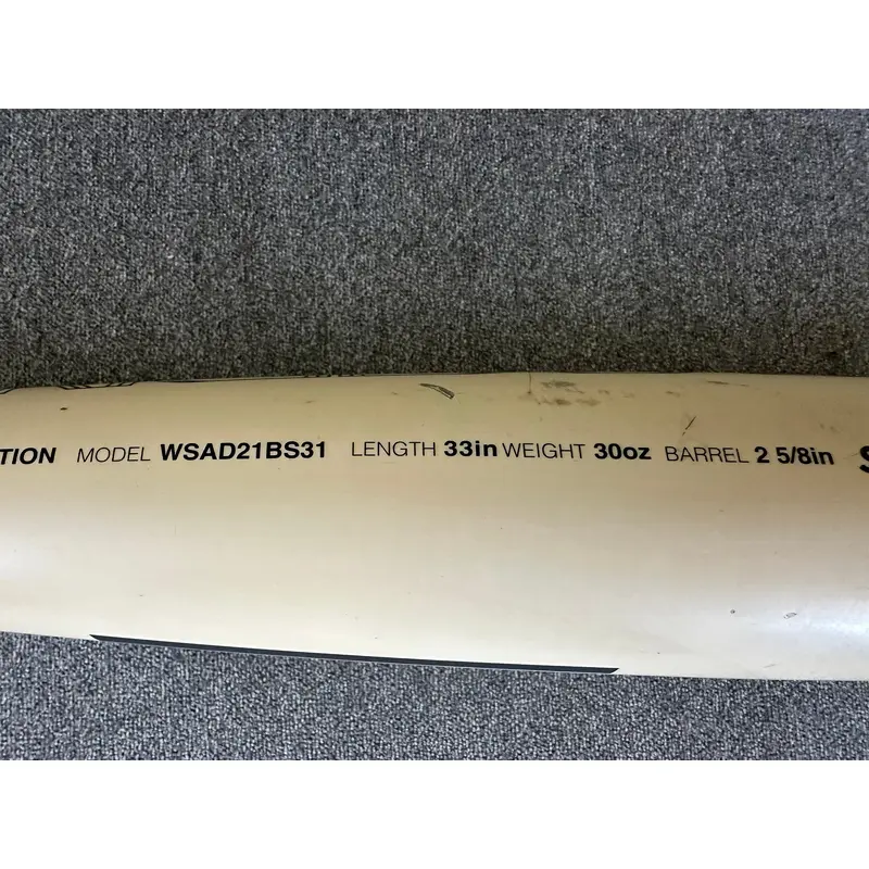 Warstic Bonesaber BBCOR Certified Bat (-3) Alloy 30 oz 33" (Used)