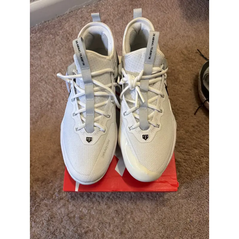 White Men's Size M 11.0 (W 12.0) Nike Trout (New)