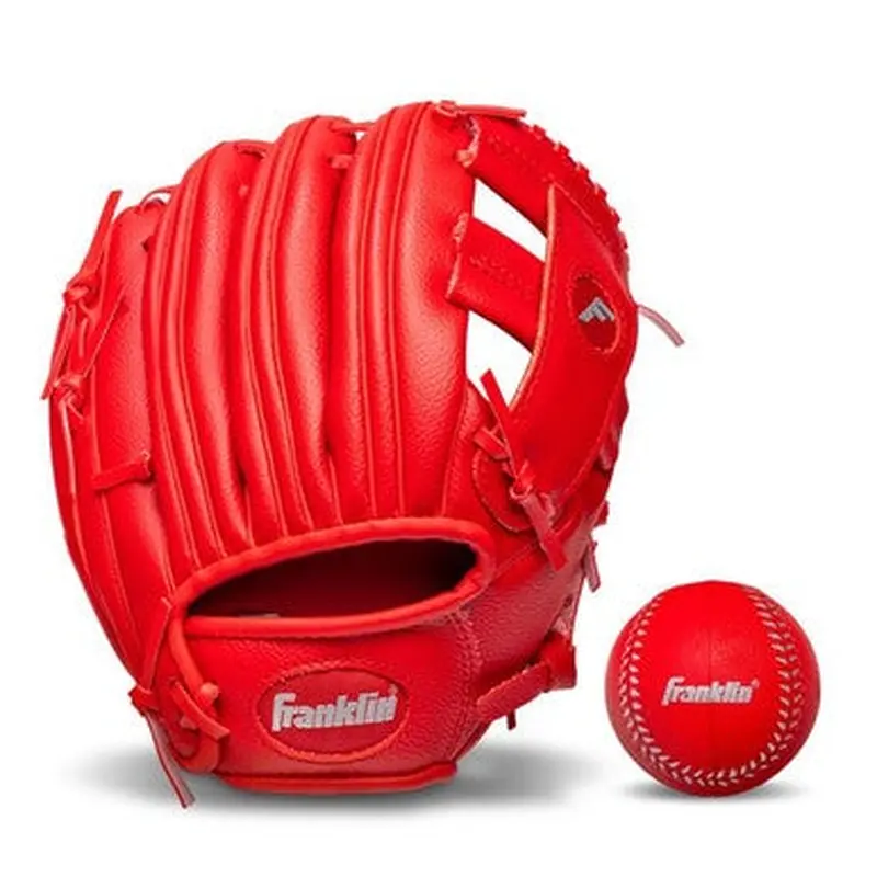 New Rtp T-ball Glove 9.5" Lht Red 11735-fra22711l