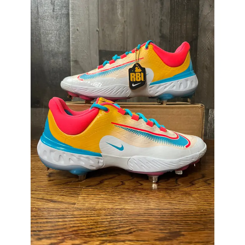 Nike Alpha Huarache Elite Low New York PE Mens Sz 7 Baseball Cleats RBI