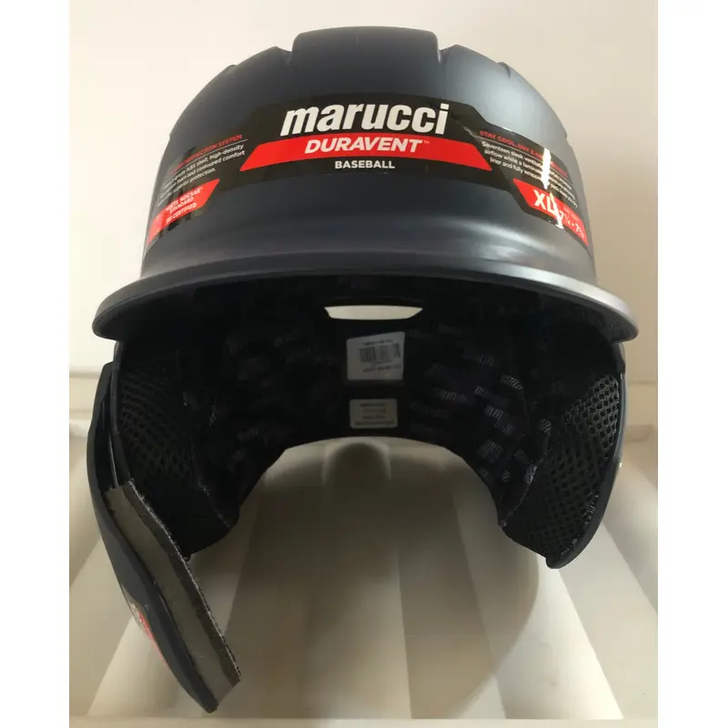 New Marucci Duravent Batting Helmet - Navy Color - Fits Size 7 1/4" to 7 5/8"