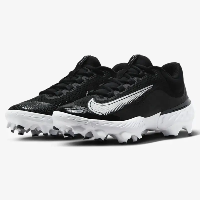 new men's 7 Nike Alpha Huarache Elite 4 Low MCS Baseball Cleats Oreo FD6221-001