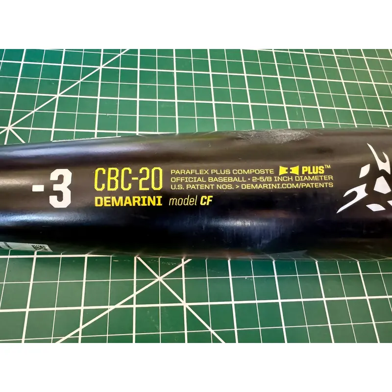 Used Demarini CF BBCOR 33" 30oz -3 2020