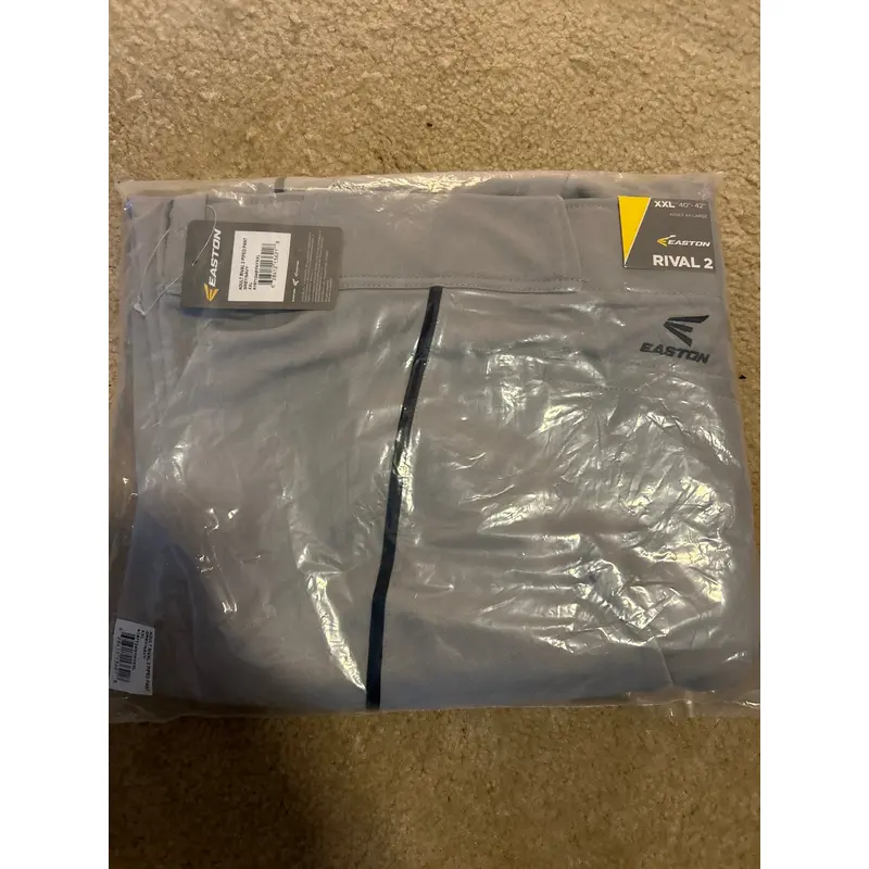 Gray New XXL Easton Game Pants