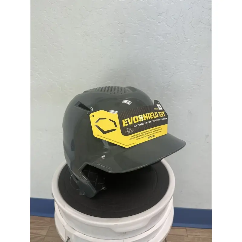 EvoShield XVT Batting Helmet - Charcoal High Gloss  Youth