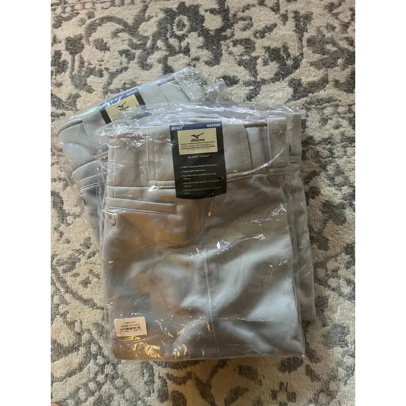 Gray New Medium Mizuno Game Pants