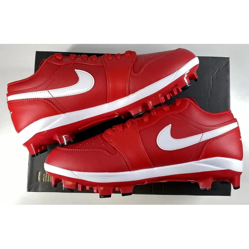 Nike Jordan 1 Retro MCS Low University Red CJ8524-601 Men Size 10 Cleats NEW