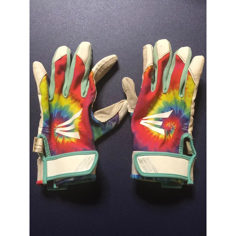 Tie Dye Easton Size Youth Large Batting Gloves