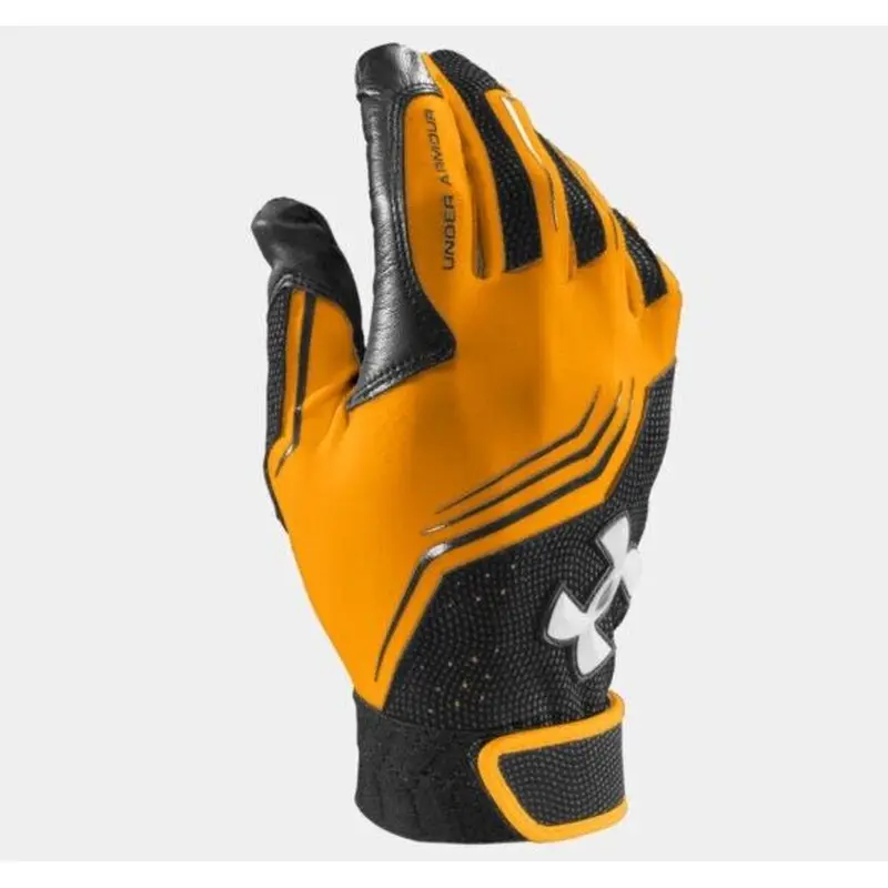 Under Armour Clean Up Batting Gloves Steeltown Gold NEW 1243731-750