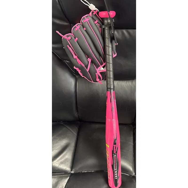 NWT Franklin Inferno Tee Ball Set Pink Glove And Bat 25 In 15oz