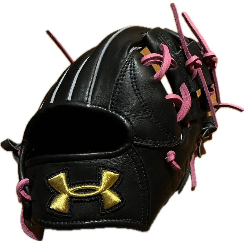 Super Rare Japanese Import Gold Hardball Under Armour Infield Glove