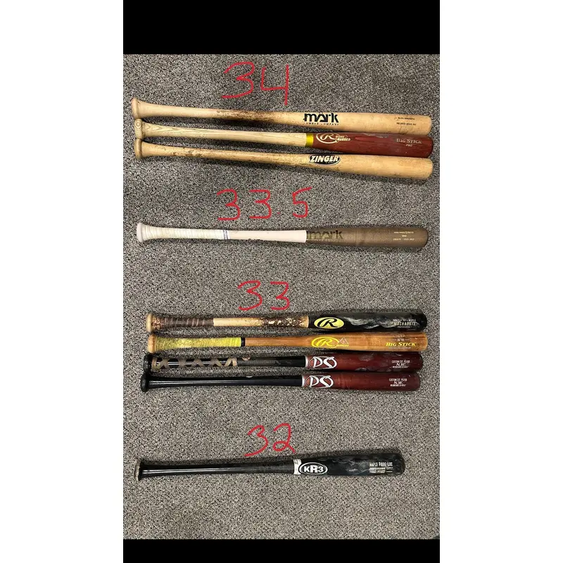 Used Wood Bats (Make An Offer)