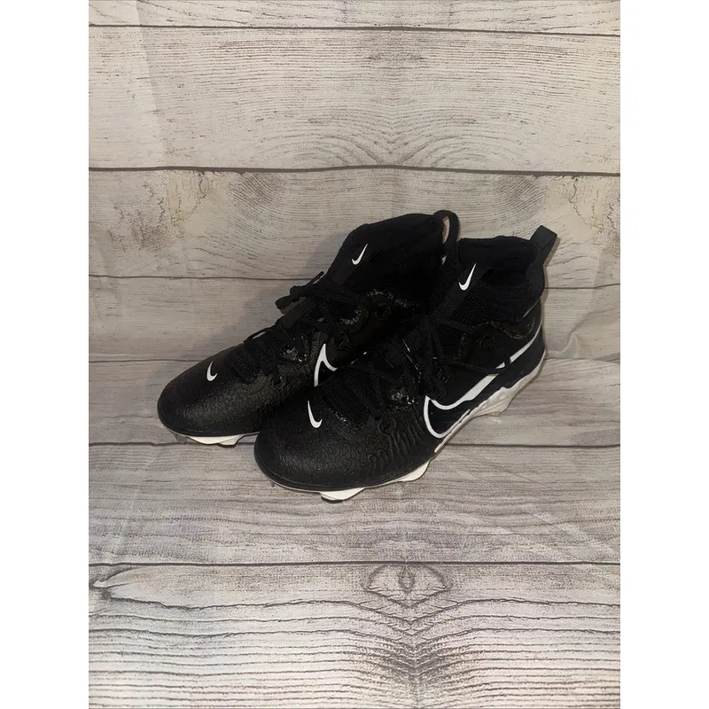 Nike Alpha Huarache NXT Black White Baseball Metal Cleats DJ6517-001 Men Size 11