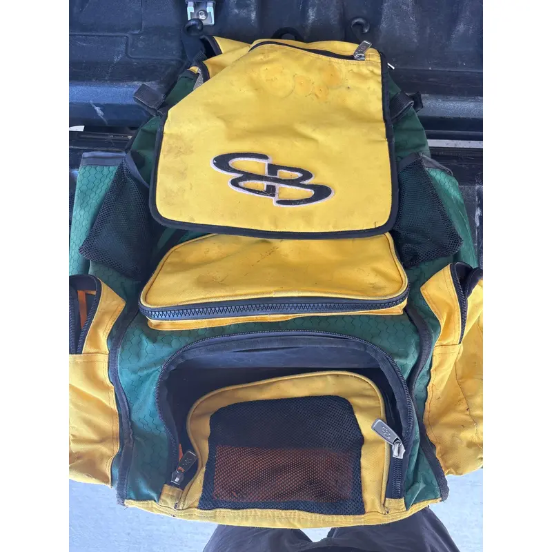 Bat Bag (Boombah) Green and Yellow