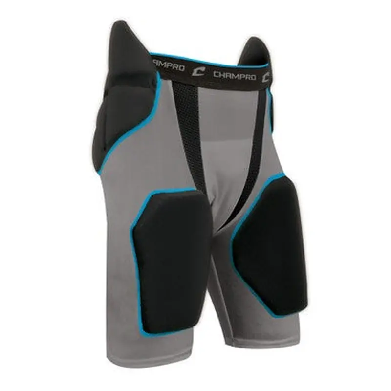 New CHAMPRO TRI-FLEX 5-PAD INTEGRATED GIRDLE Black Adlt XL 11506-CHPFPGU6ABXL