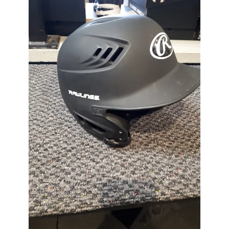 Used Sr Black Medium/Large Rawlings Batting Helmet