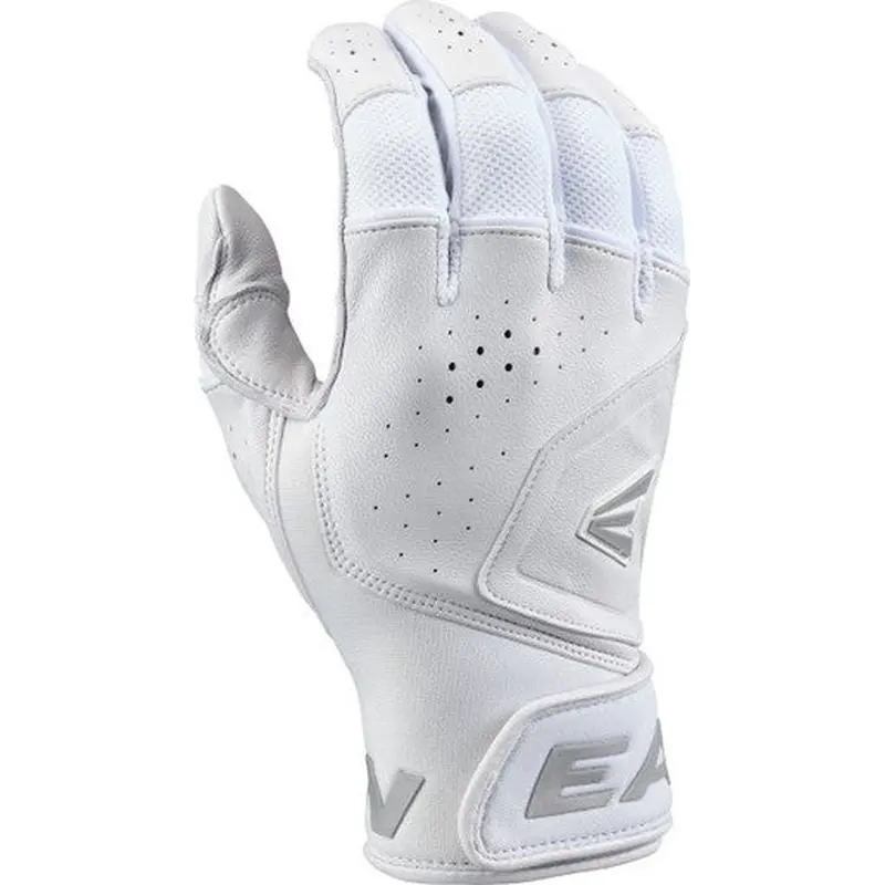 New Easton MAV Pro Adult Batting Gloves White/White Large 11506-RAWMPROBGWWL