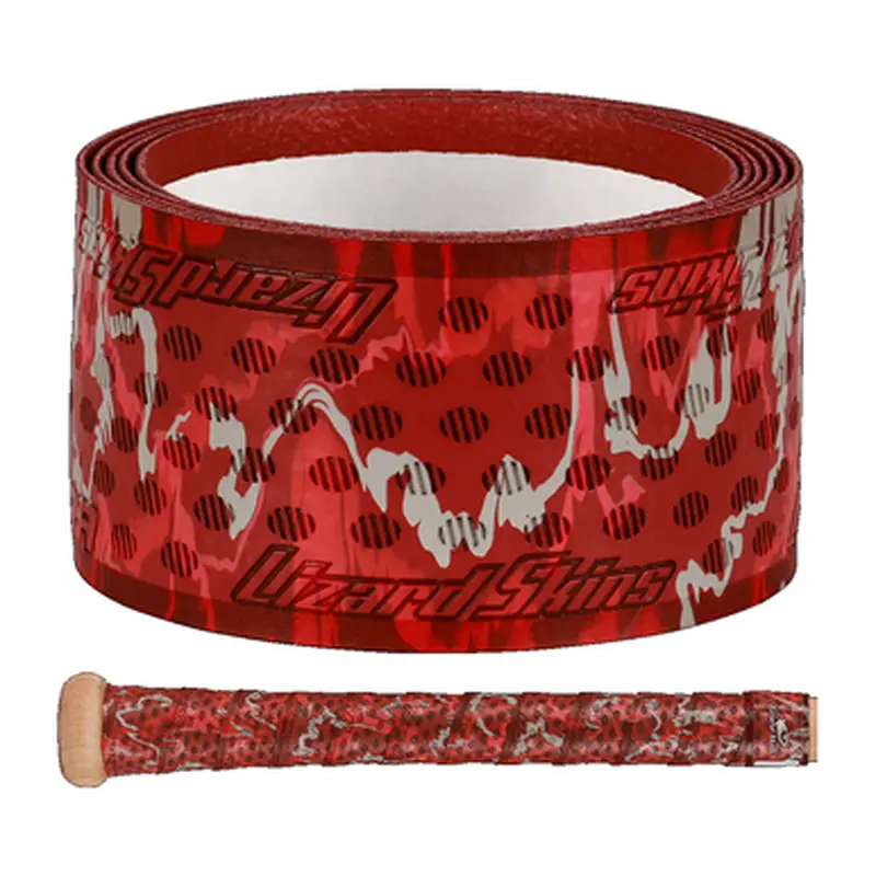 New Lizard Skins DSP Ultra Bat Grip 1.1mm Scarlet Camo #DSPUBB152 11506-LIZDSPUBB152