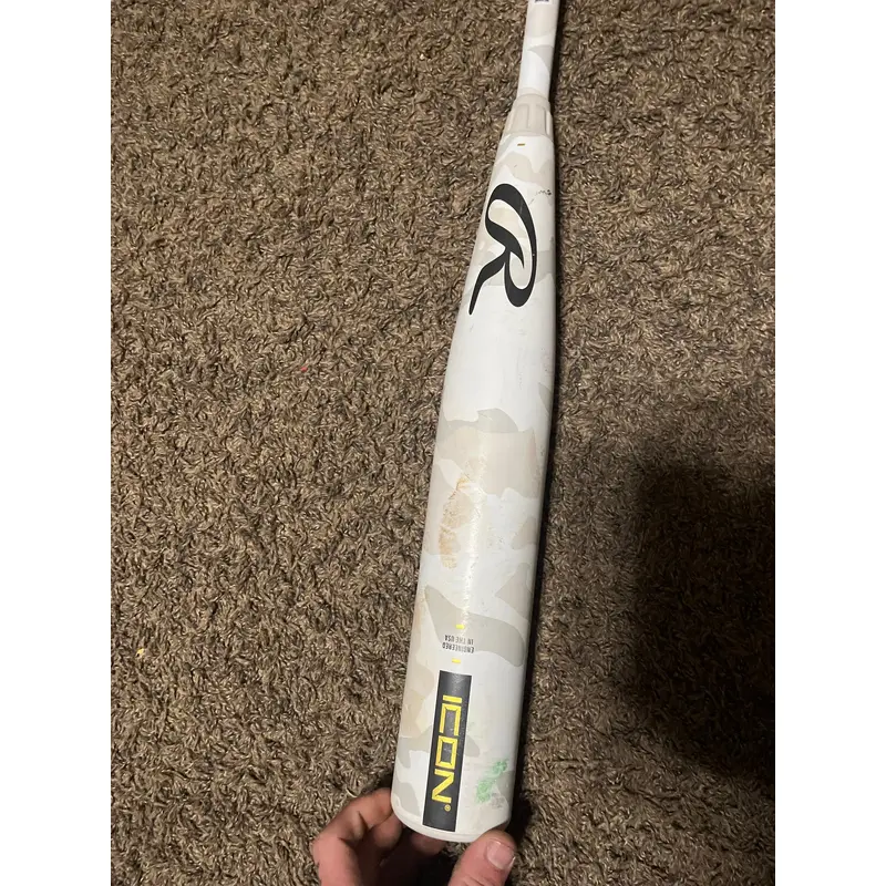 Used 2025 Rawlings USSSA Certified Composite 27 oz 32" Icon Bat
