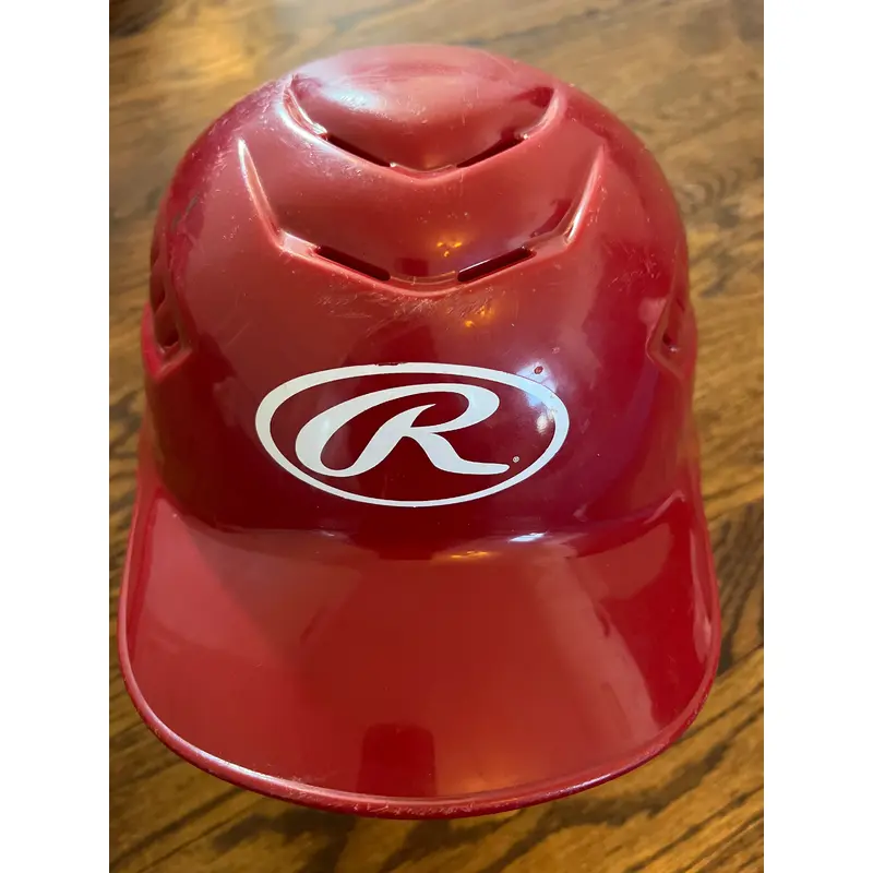 Used 6 1/4 - 6 7/8 Rawlings Batting Helmet
