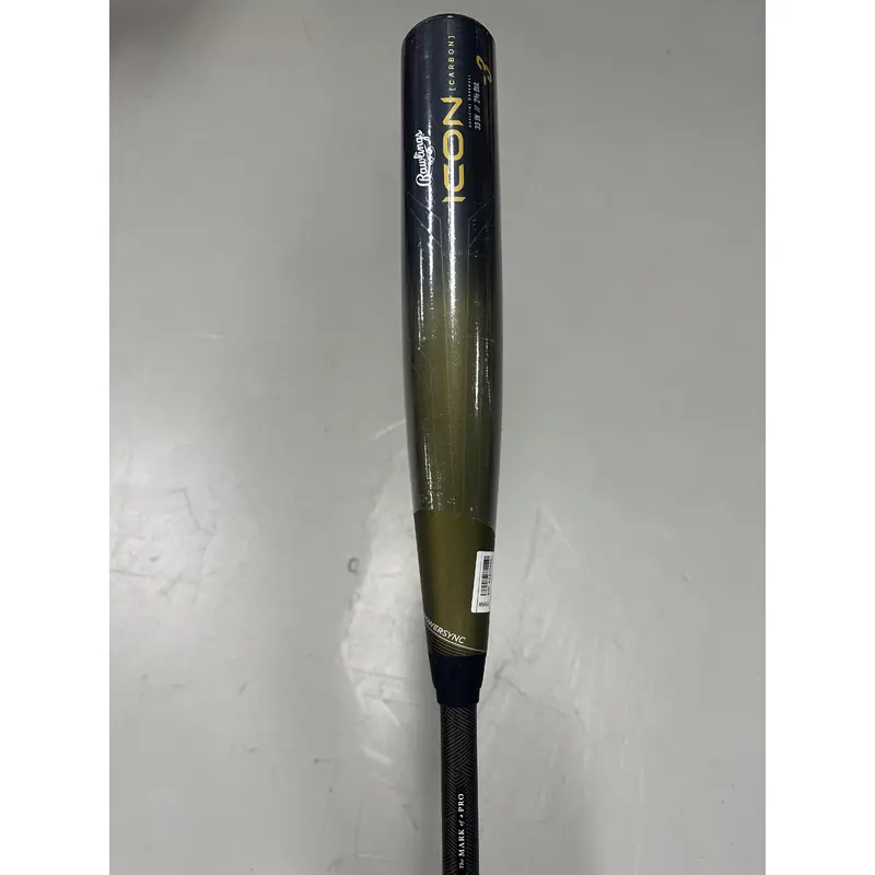 New 2023 Rawlings Icon BBCOR Certified Bat (-3) 29 oz 32"