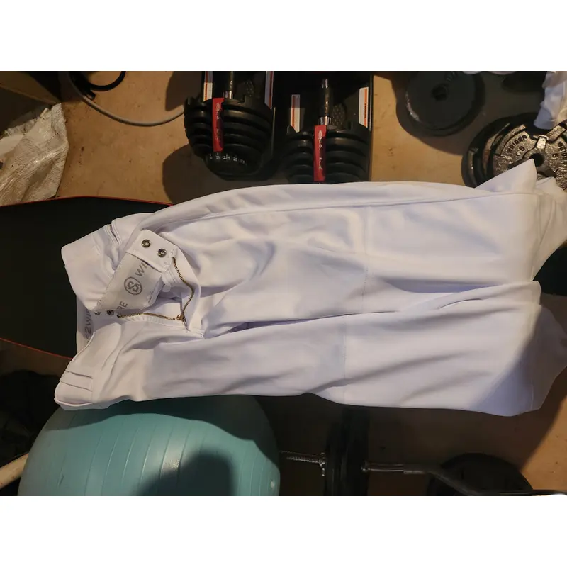 White Medium Adult Men's Champro Game Pants